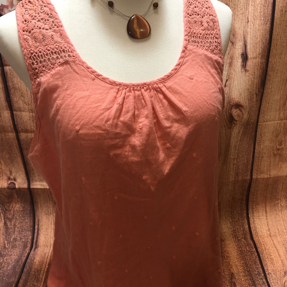 Pink Smocked Tank Top with Sleeveless Design